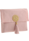 Tapis de Prière Portable avec Tasbih - Pochette Satin